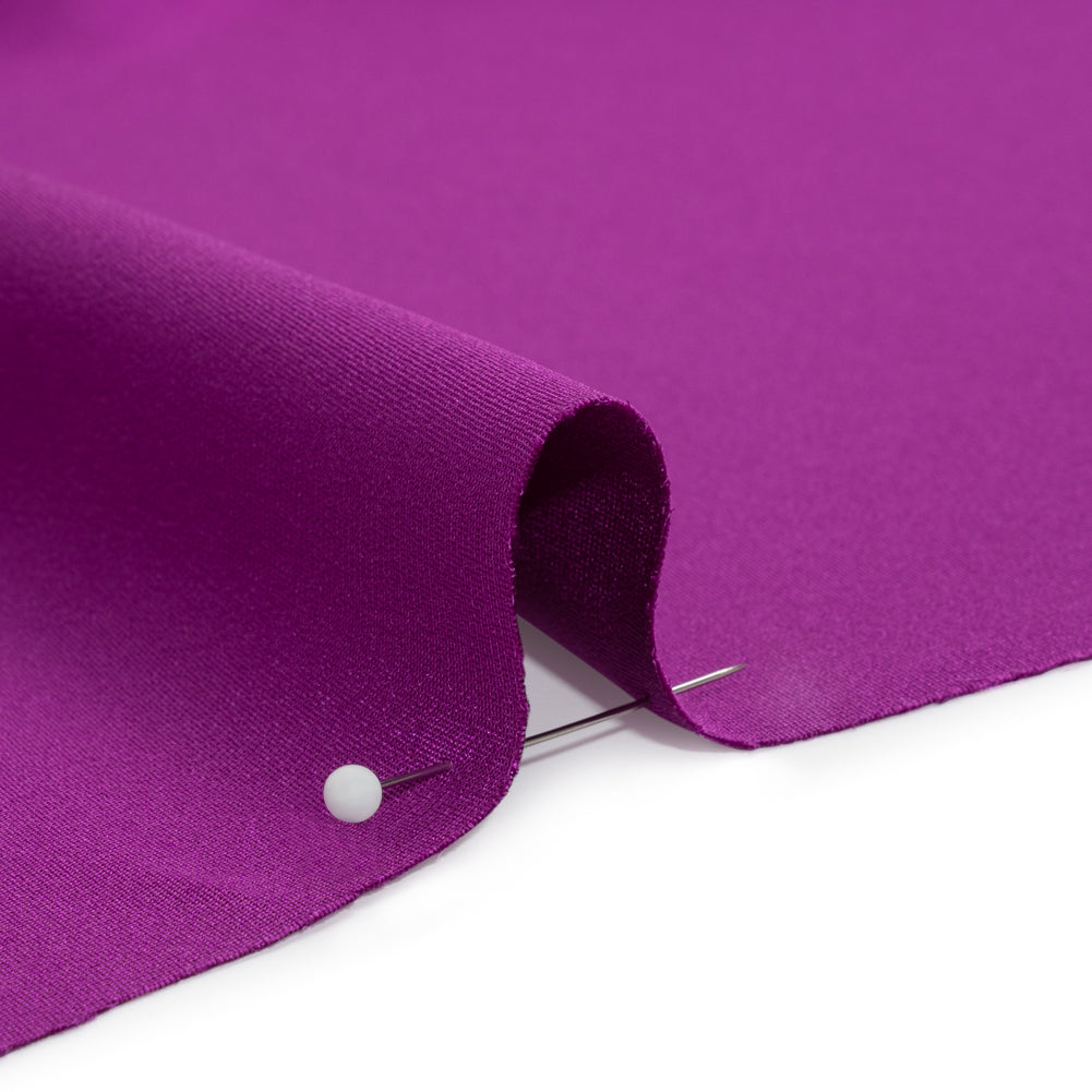 Silk 4-Ply Crepe 44" - Sparkling Purple - Premium Collection Detail