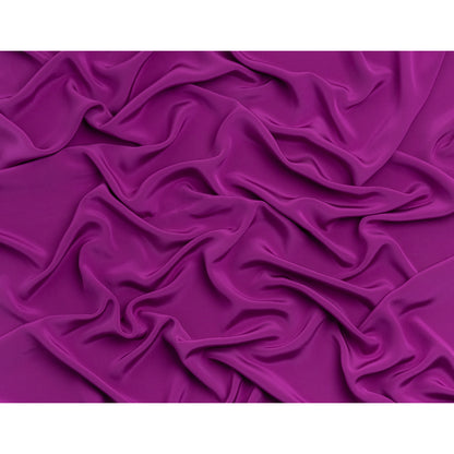 Silk 4-Ply Crepe 44" - Sparkling Purple - Premium Collection - Full
