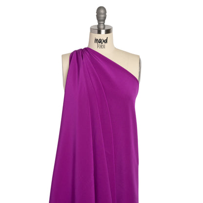 Silk 4-Ply Crepe 44" - Sparkling Purple - Premium Collection Drape