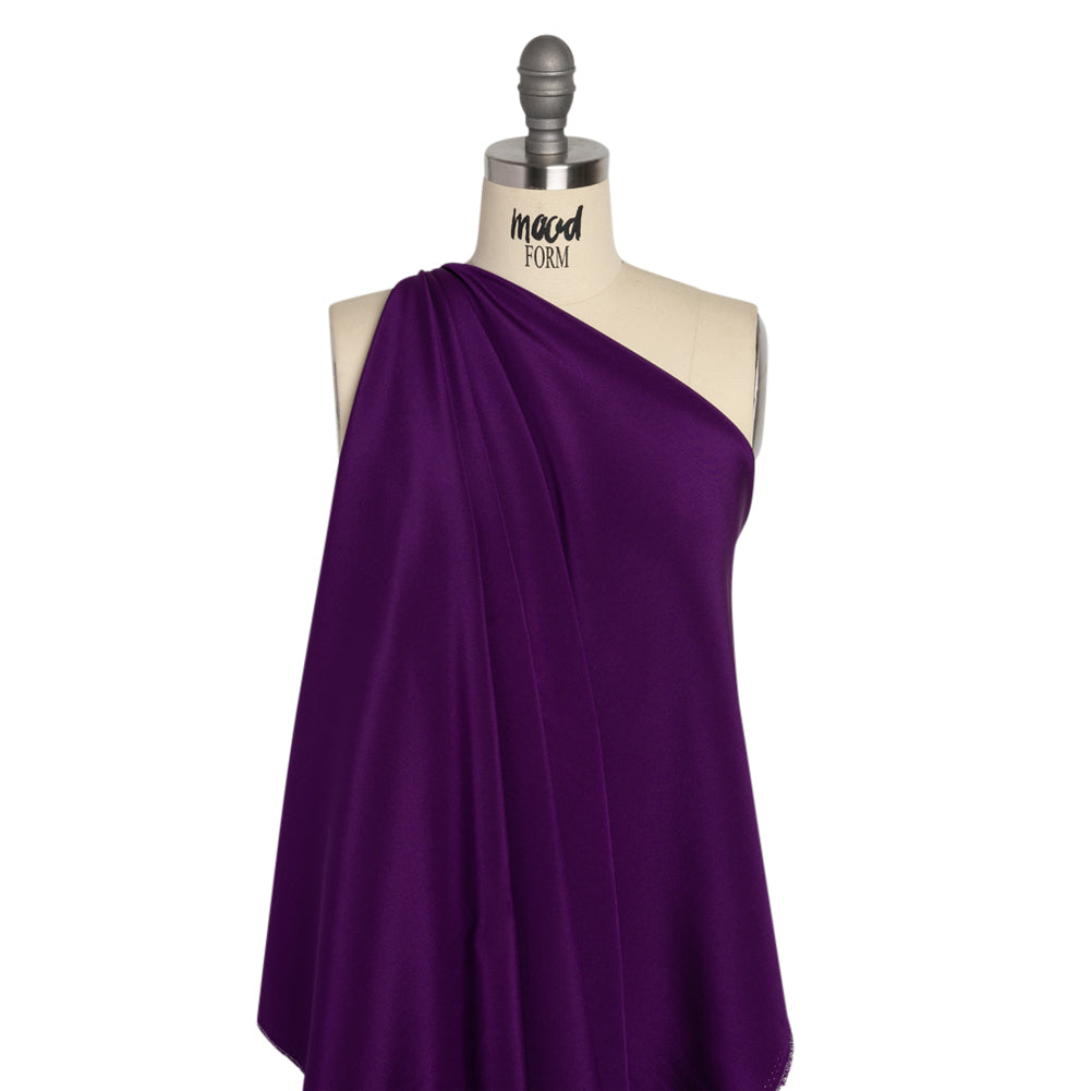 Silk 4-Ply Crepe 44" - Majesty Purple - Premium Collection
