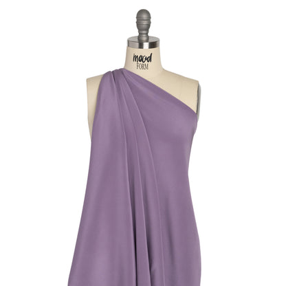 Silk 4-Ply Crepe 44" - Dusk Mauve - Premium Collection