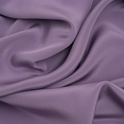 Silk 4-Ply Crepe 44" - Dusk Mauve - Premium Collection