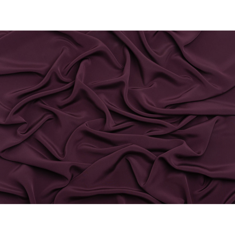 Crepé de seda de 4 capas, 44 pulgadas - Berenjena - Colección Premium