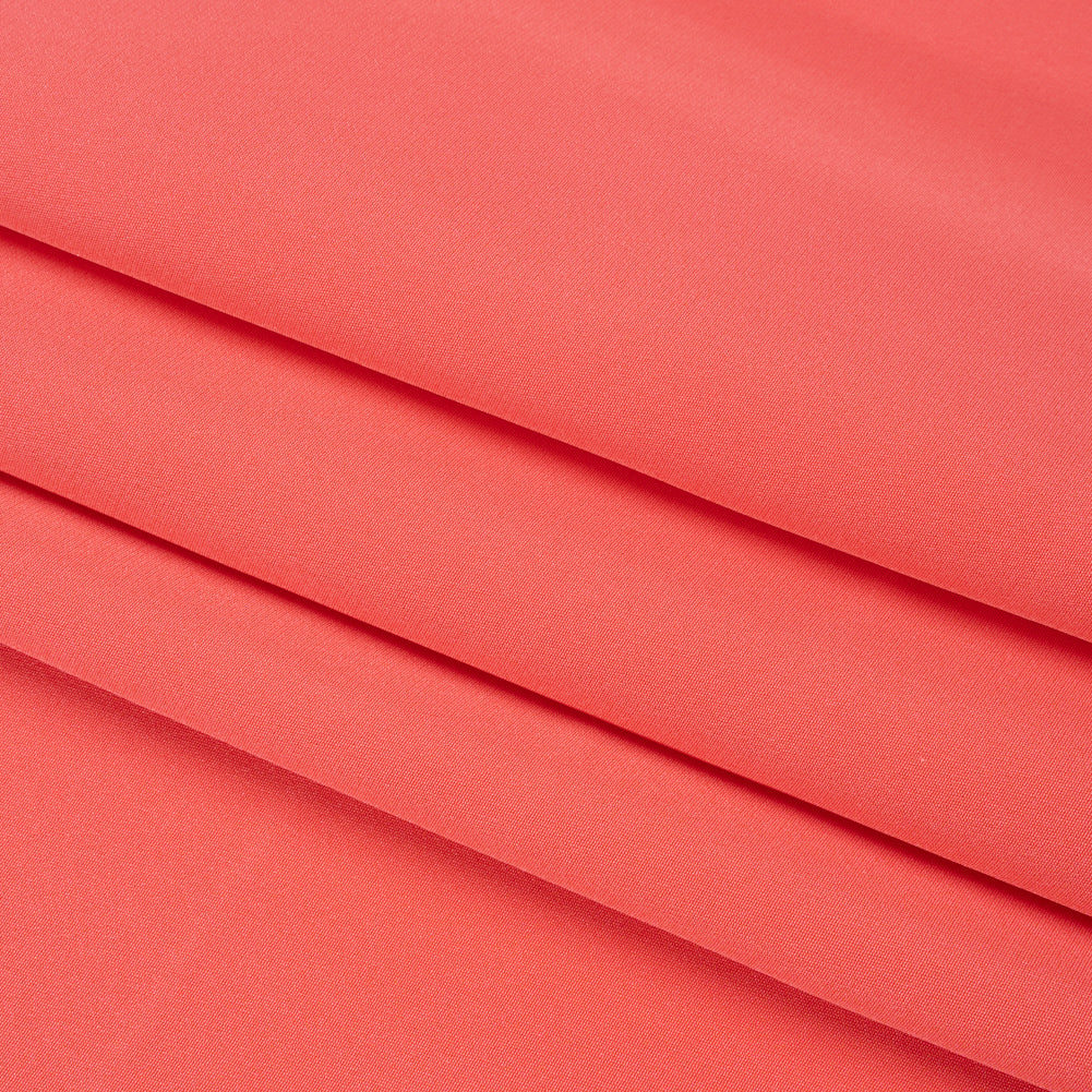 Silk 4-Ply Crepe 44" - Salmon - Premium Collection Folded