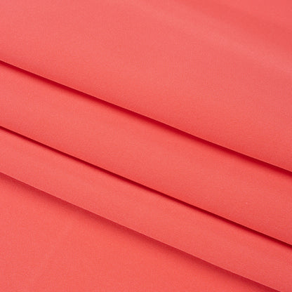 Silk 4-Ply Crepe 44" - Salmon - Premium Collection Folded
