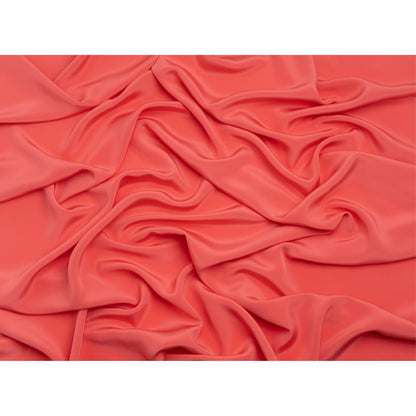 Silk 4-Ply Crepe 44" - Salmon - Premium Collection - Full