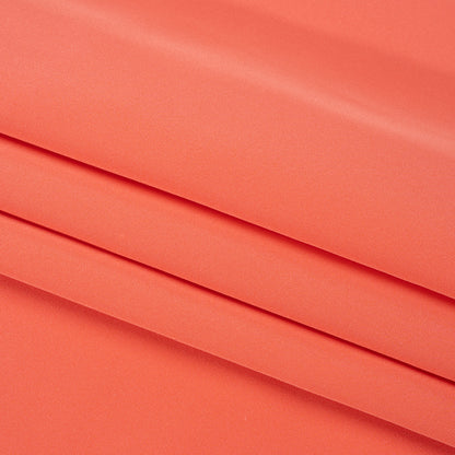 Silk 4-Ply Crepe 44" - Coral - Premium Collection
