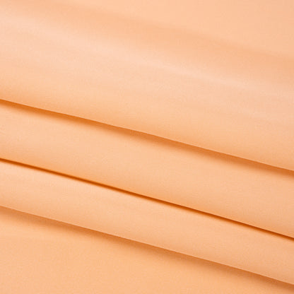 Silk 4-Ply Crepe 44" - Peach - Premium Collection Folded