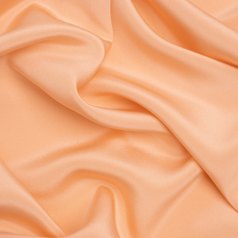 Silk 4-Ply Crepe 44" - Peach - Premium Collection