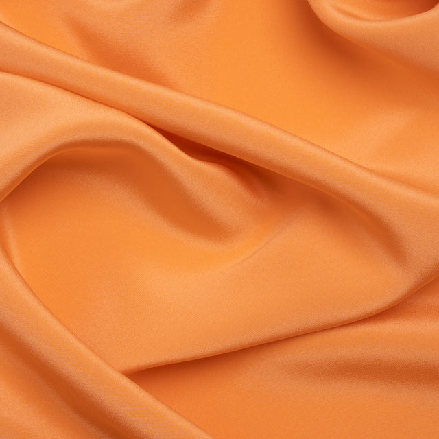 Silk 4-Ply Crepe 44" - Peach Fuzz - Premium Collection