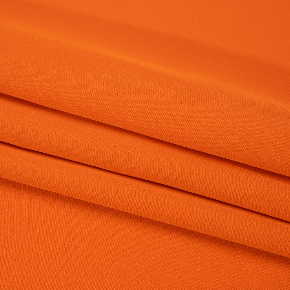 Silk 4-Ply Crepe 44" - Burnt Orange - Premium Collection