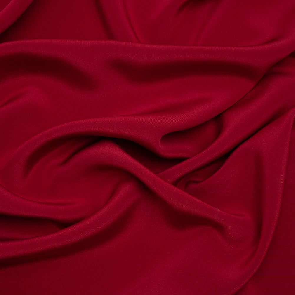 Silk 4-Ply Crepe 44" - Chili Pepper - Premium Collection