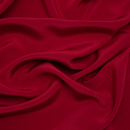 Silk 4-Ply Crepe 44" - Chili Pepper - Premium Collection