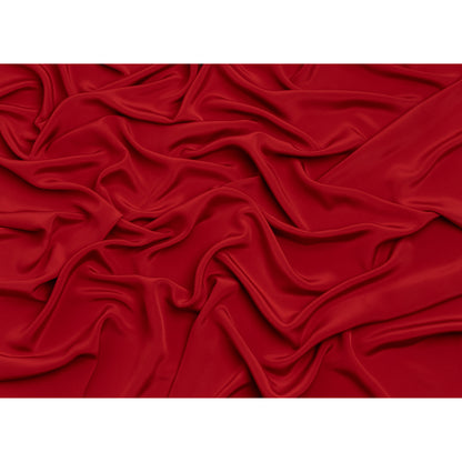 Silk 4-Ply Crepe 44" - Tango Red - Premium Collection - Full