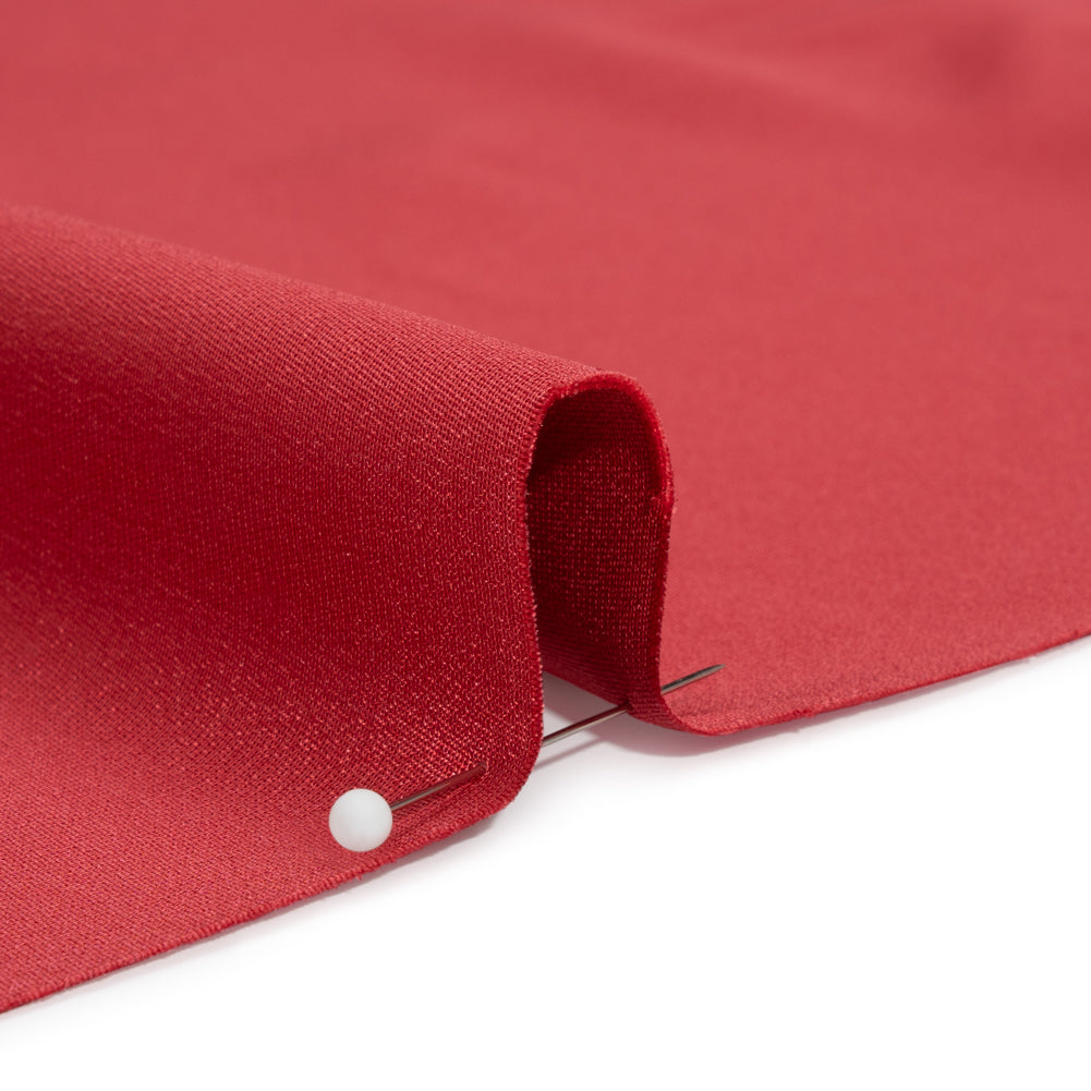 Silk 4-Ply Crepe 44" - Brick - Premium Collection Detail