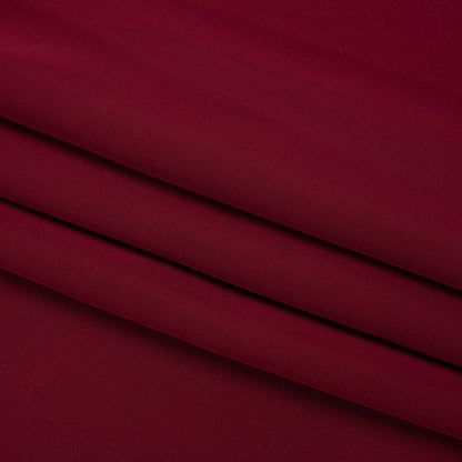 Silk 4-Ply Crepe 44" - Maroon - Premium Collection