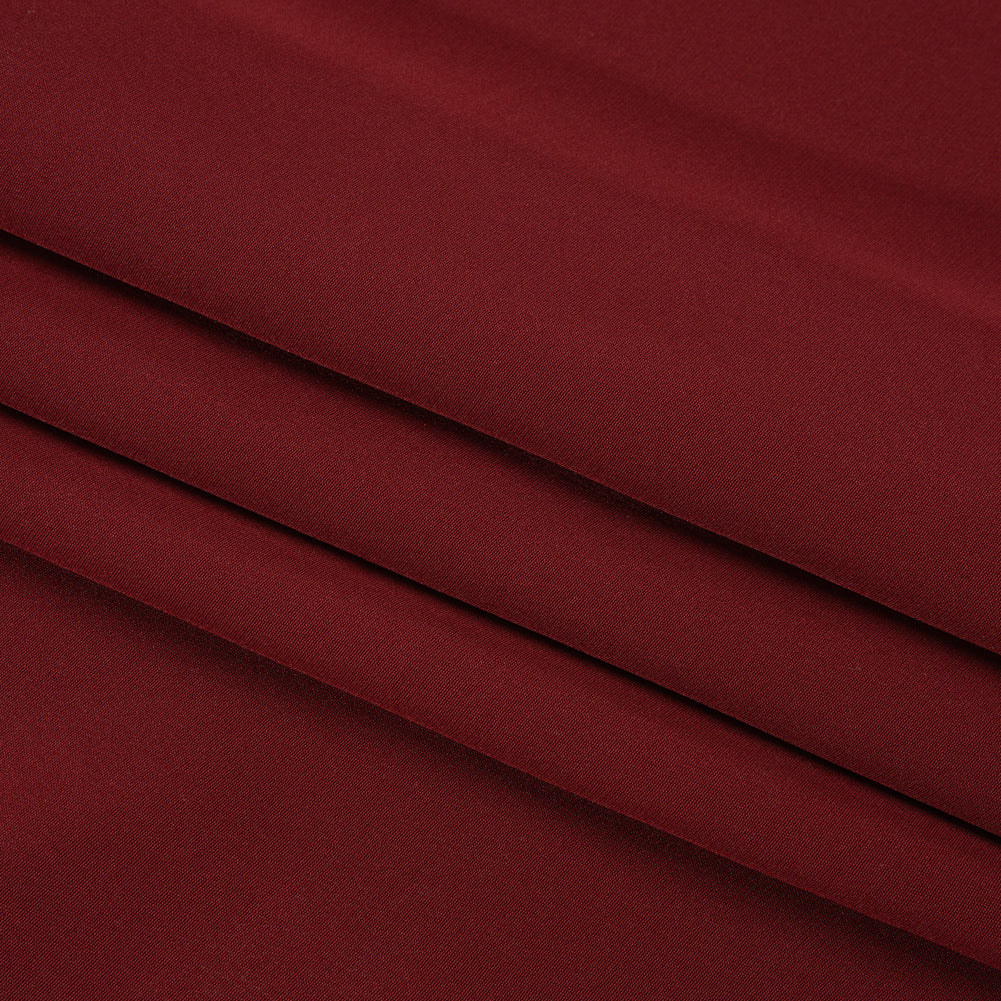 Silk 4-Ply Crepe 44" - Port - Premium Collection