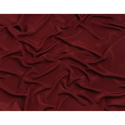 Silk 4-Ply Crepe 44" - Port - Premium Collection