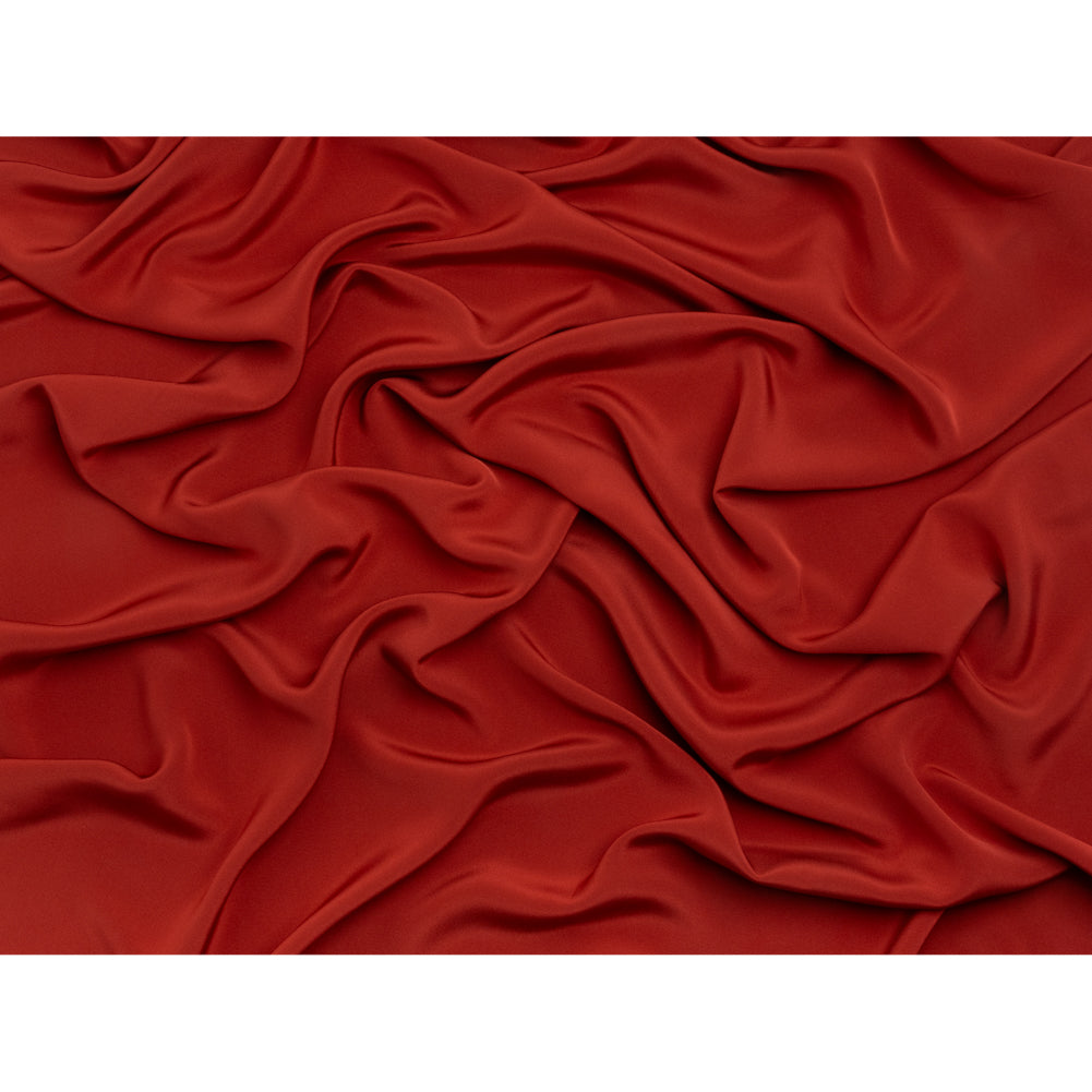 Silk 4-Ply Crepe 44" - Rust - Premium Collection - Full