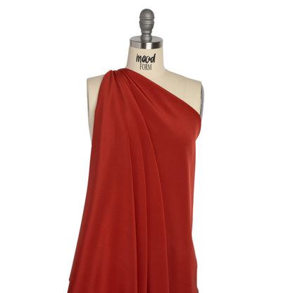 Silk 4-Ply Crepe 44" - Rust - Premium Collection Drape
