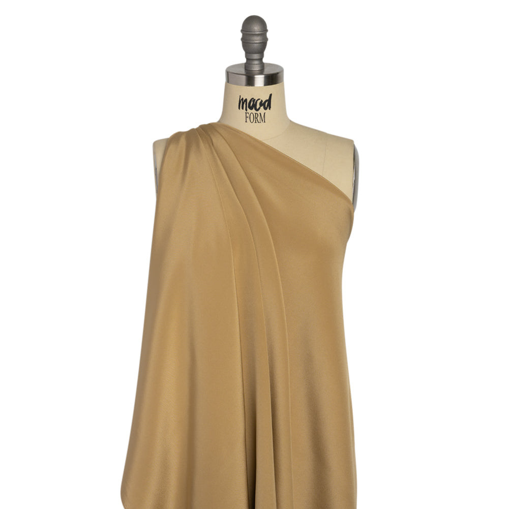 Silk 4-Ply Crepe 44" - Latte - Premium Collection Drape
