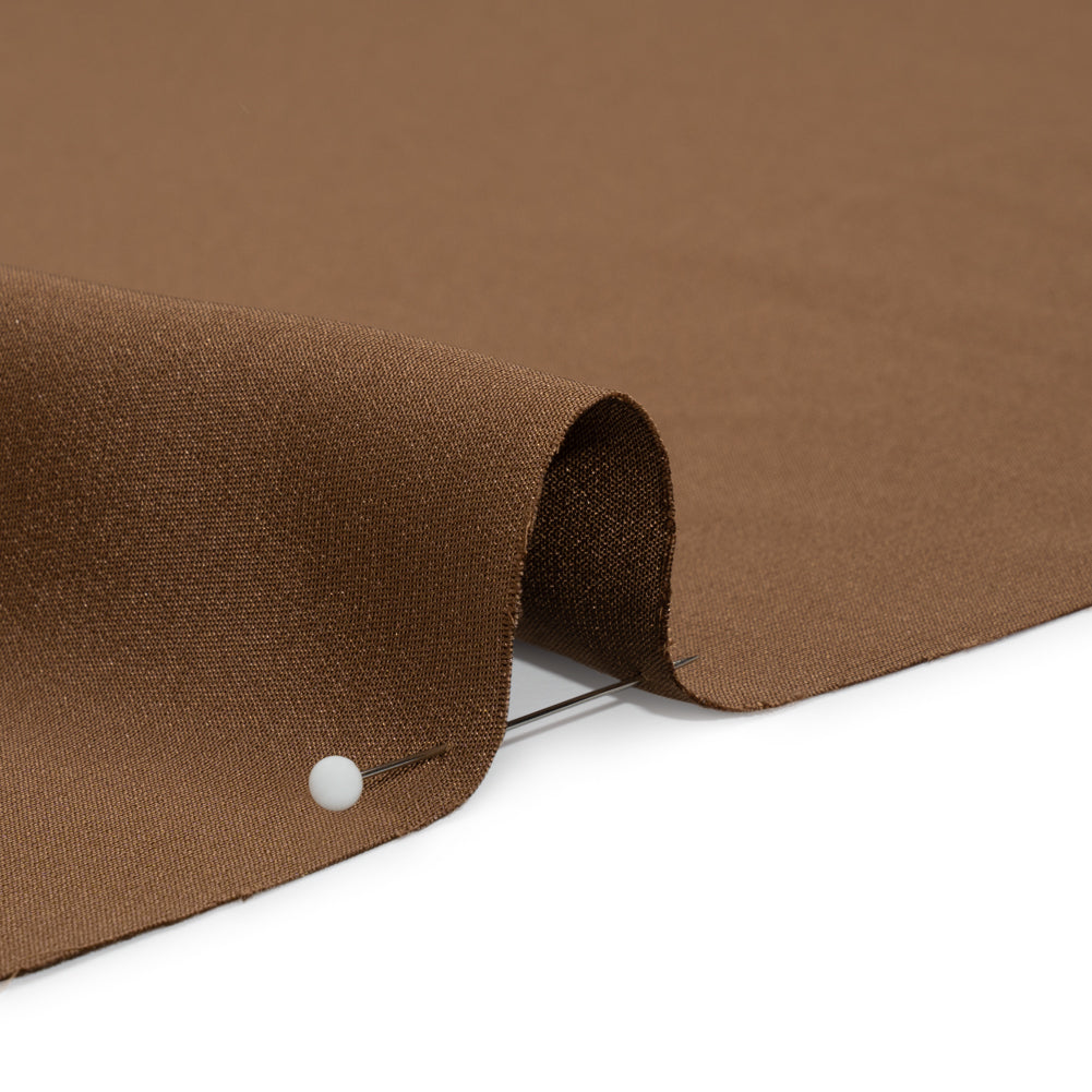 Silk 4-Ply Crepe 44" - Light Brown - Premium Collection Detail