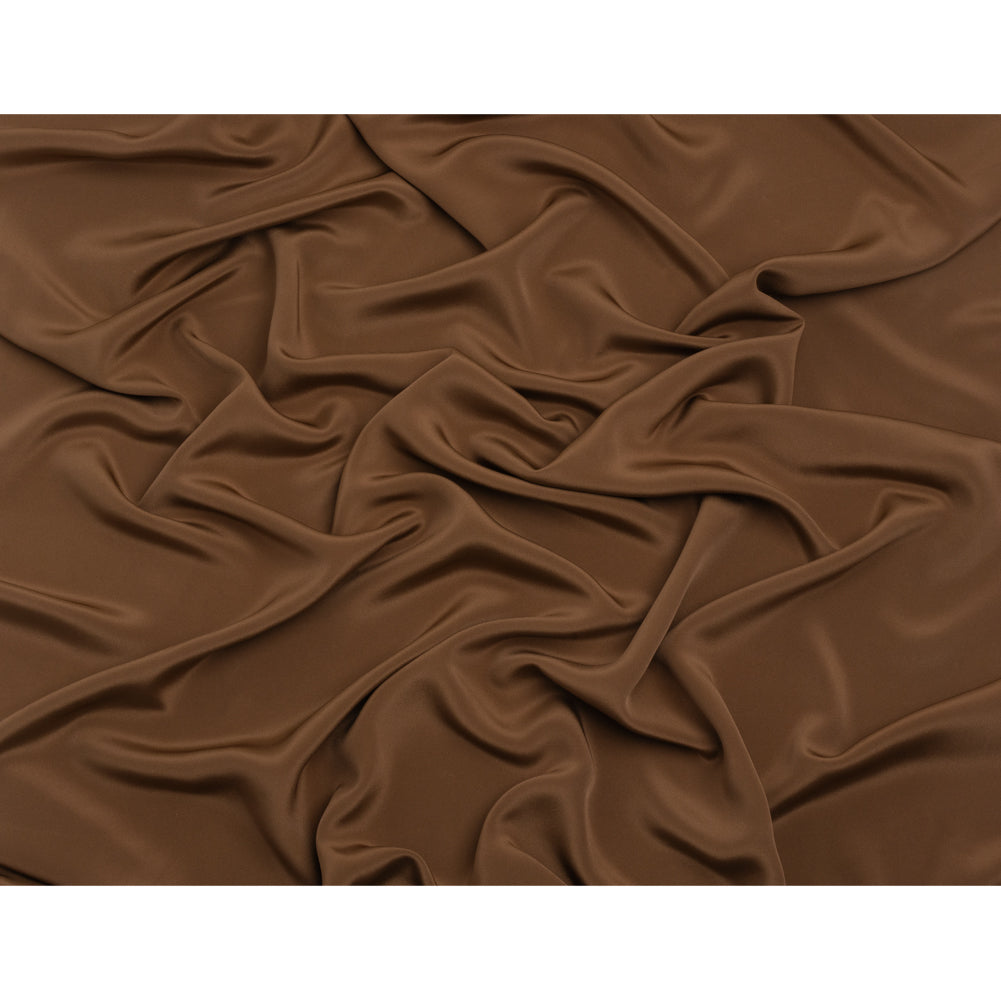 Silk 4-Ply Crepe 44" - Light Brown - Premium Collection - Full