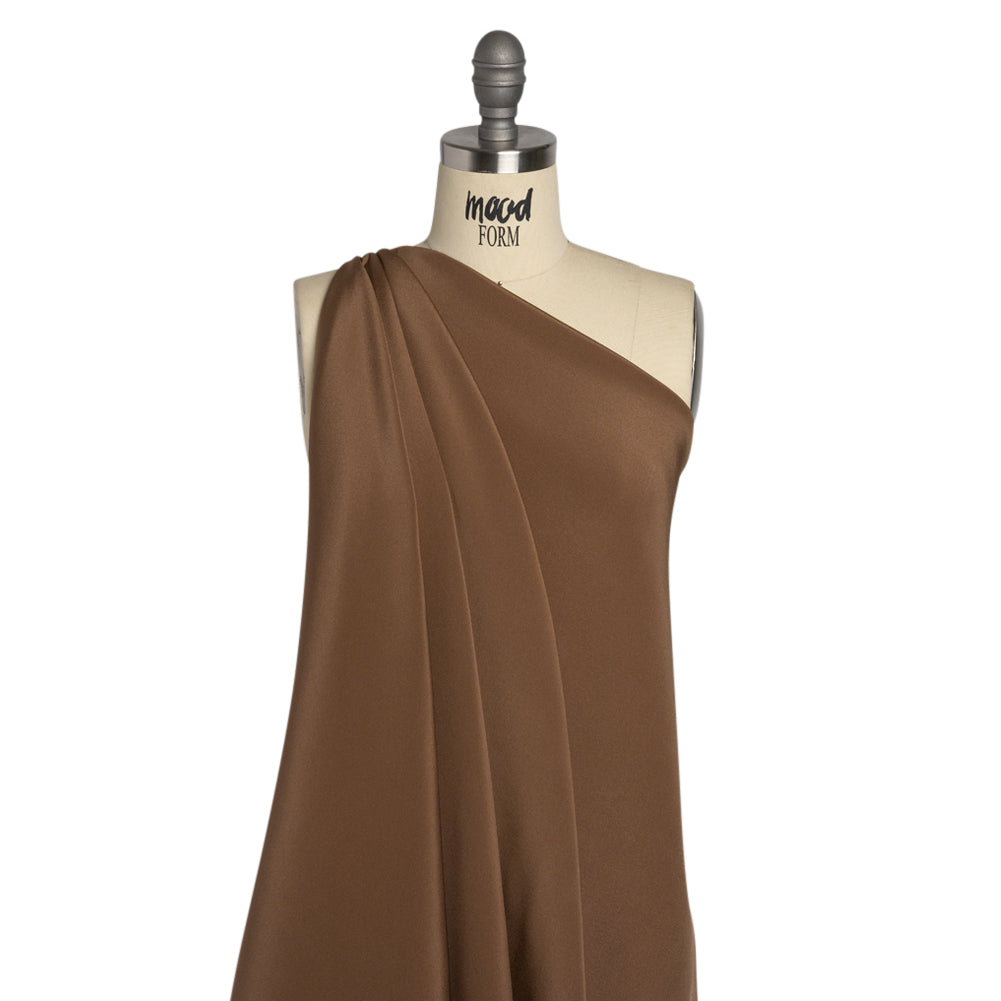 Silk 4-Ply Crepe 44" - Cappuccino - Premium Collection