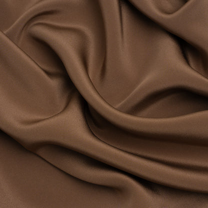 Silk 4-Ply Crepe 44" - Cappuccino - Premium Collection