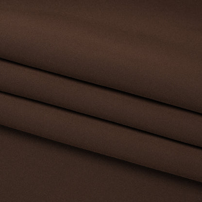 Silk 4-Ply Crepe 44" - Dark Brown - Premium Collection