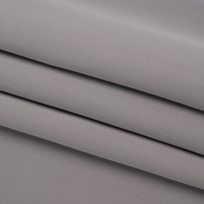 Silk 4-Ply Crepe 44" - Silver - Premium Collection