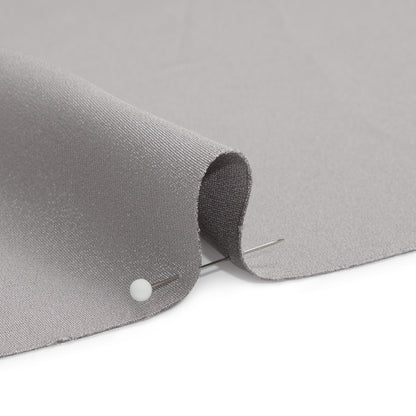 Silk 4-Ply Crepe 44" - Silver - Premium Collection