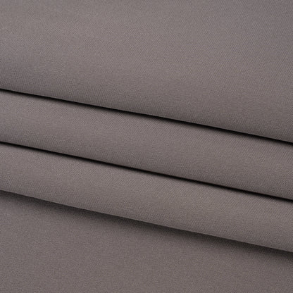 Silk 4-Ply Crepe 44" - Dark Silver - Premium Collection