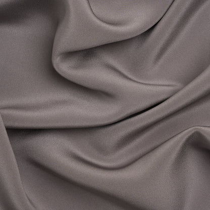 Silk 4-Ply Crepe 44" - Dark Silver - Premium Collection