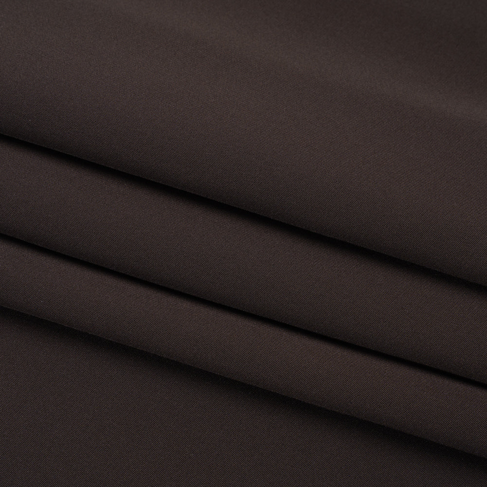 Silk 4-Ply Crepe 44" - Deep Charcoal - Premium Collection Folded