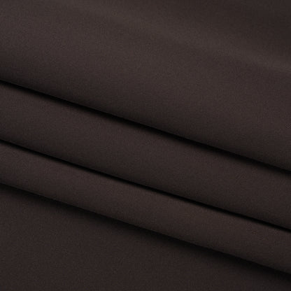 Silk 4-Ply Crepe 44" - Deep Charcoal - Premium Collection Folded