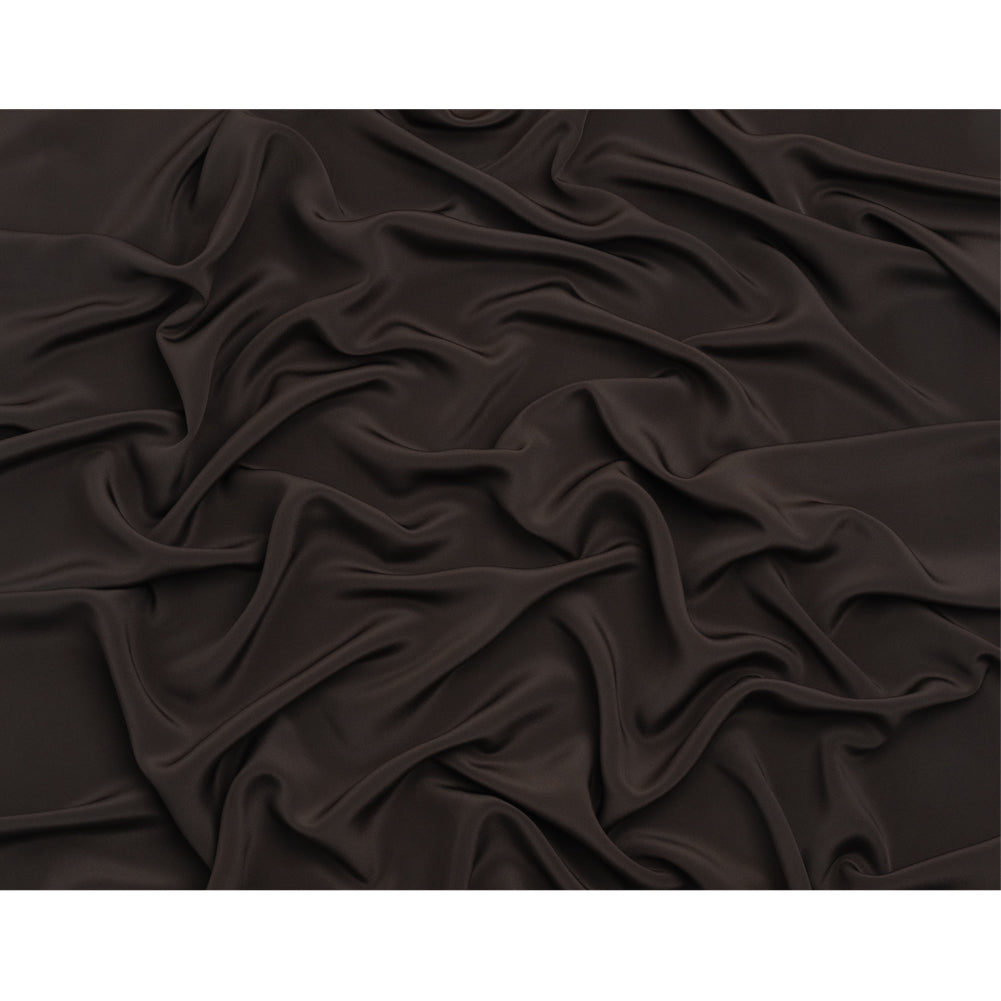 Silk 4-Ply Crepe 44" - Deep Charcoal - Premium Collection - Full