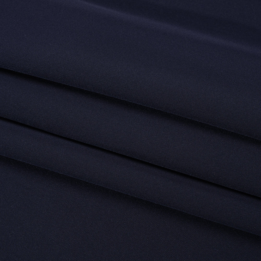 Silk 4-Ply Crepe 44" - Navy - Premium Collection