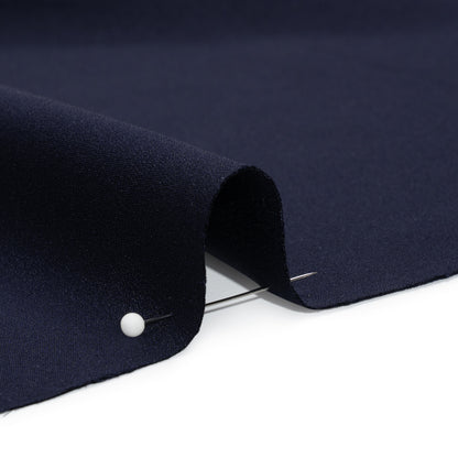 Silk 4-Ply Crepe 44" - Navy - Premium Collection