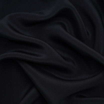 Silk 4-Ply Crepe 44" - Midnight - Premium Collection