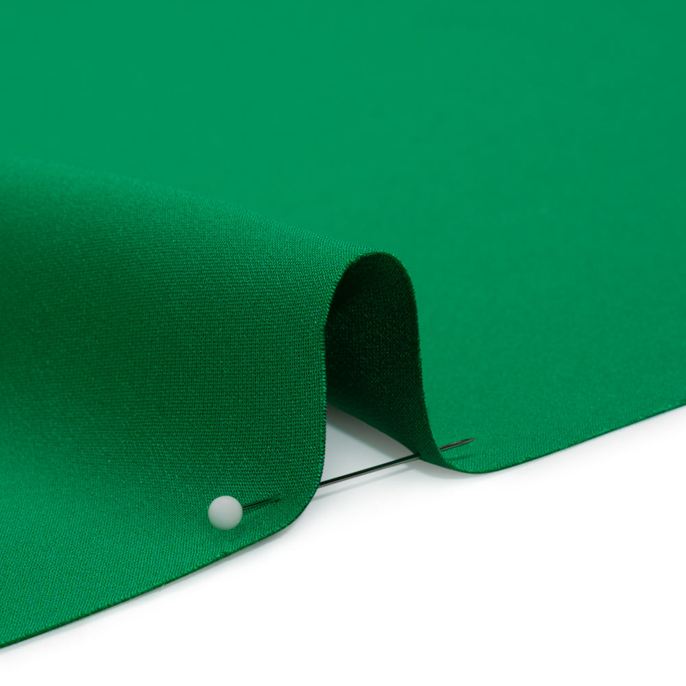 Silk 4-Ply Crepe 44" - Kelly Green - Premium Collection