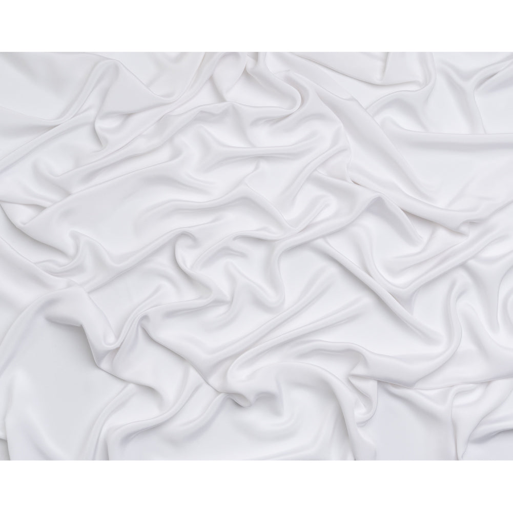 Silk 4-Ply Crepe 54" - Bright White - Premium Collection