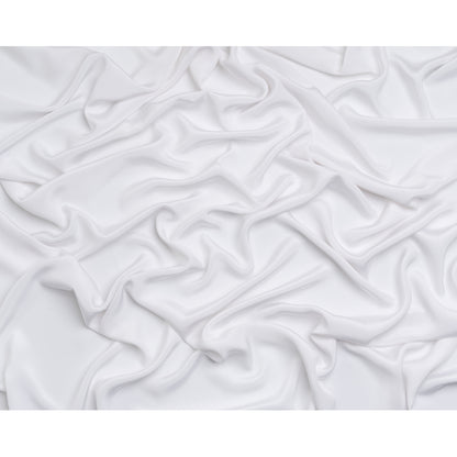 Silk 4-Ply Crepe 54" - Bright White - Premium Collection