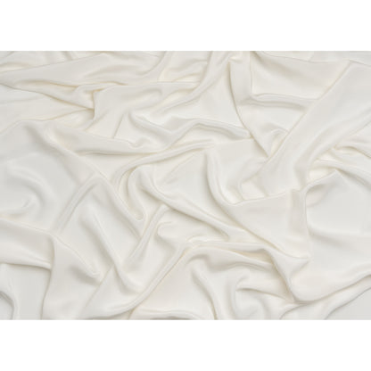 Silk 4-Ply Crepe 54" - Whisper White - Premium Collection