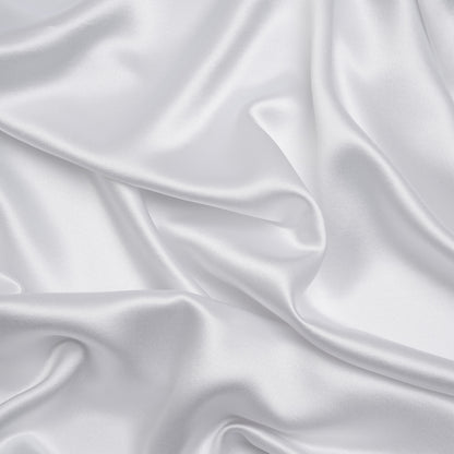 Silk Crepe Back Satin - Bright White - Premium Collection