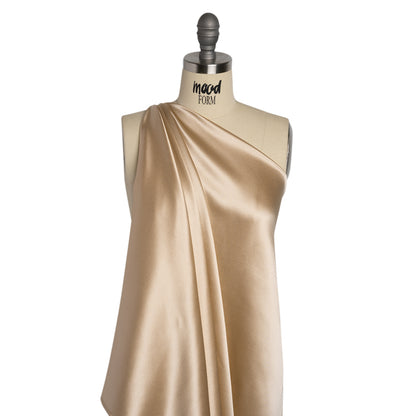 Silk Crepe Back Satin - Winter Wheat - Premium Collection