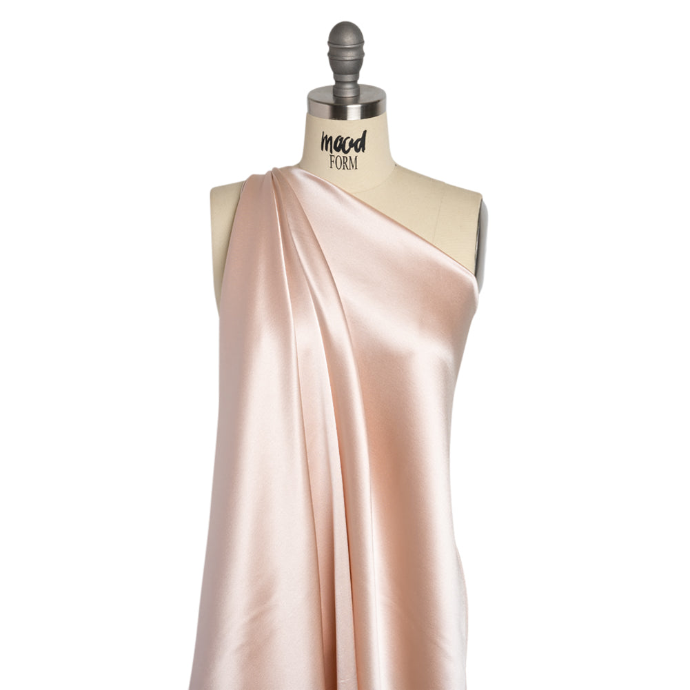 Silk Crepe Back Satin - Cradle Pink - Premium Collection Detail