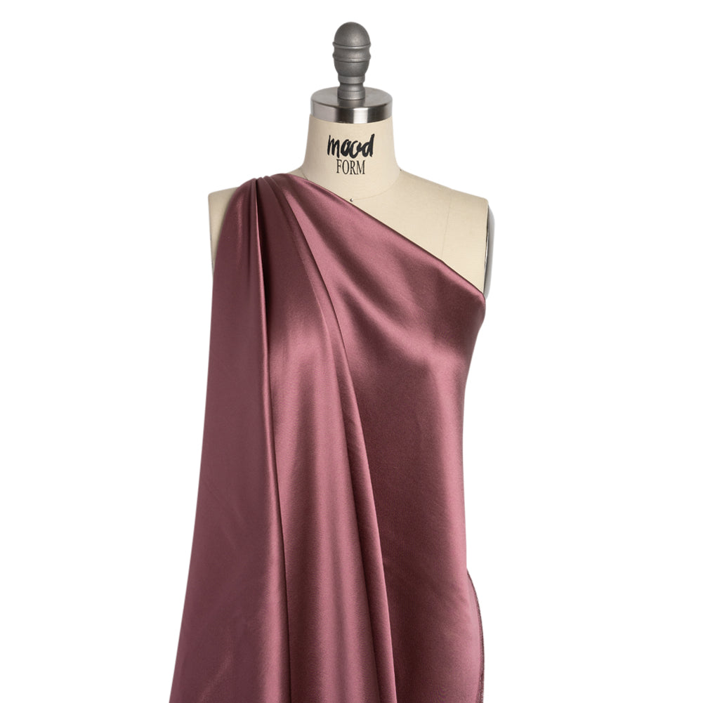 Crushed Berry Silk Crepe Back - Drape
