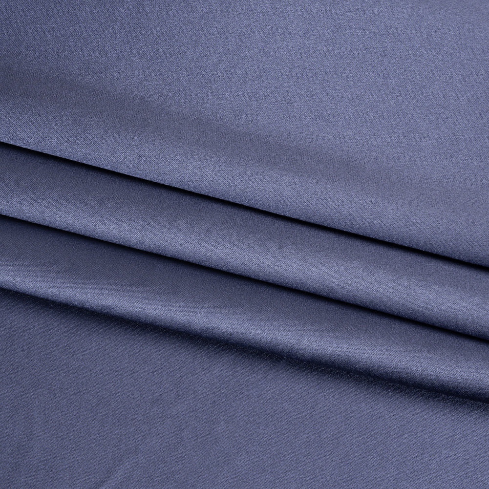 Silk Crepe Back Satin - Infinity Blue - Premium Collection - Folded