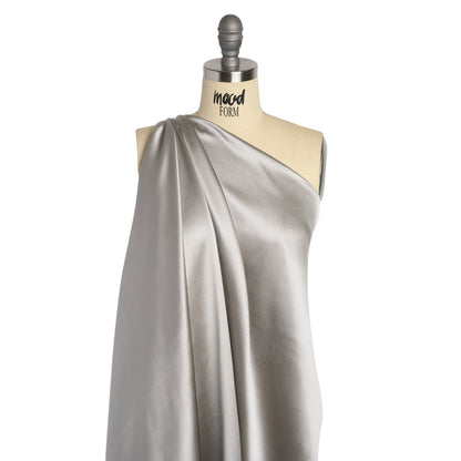 Silk Crepe Back Satin - Moonstruck - Premium Collection